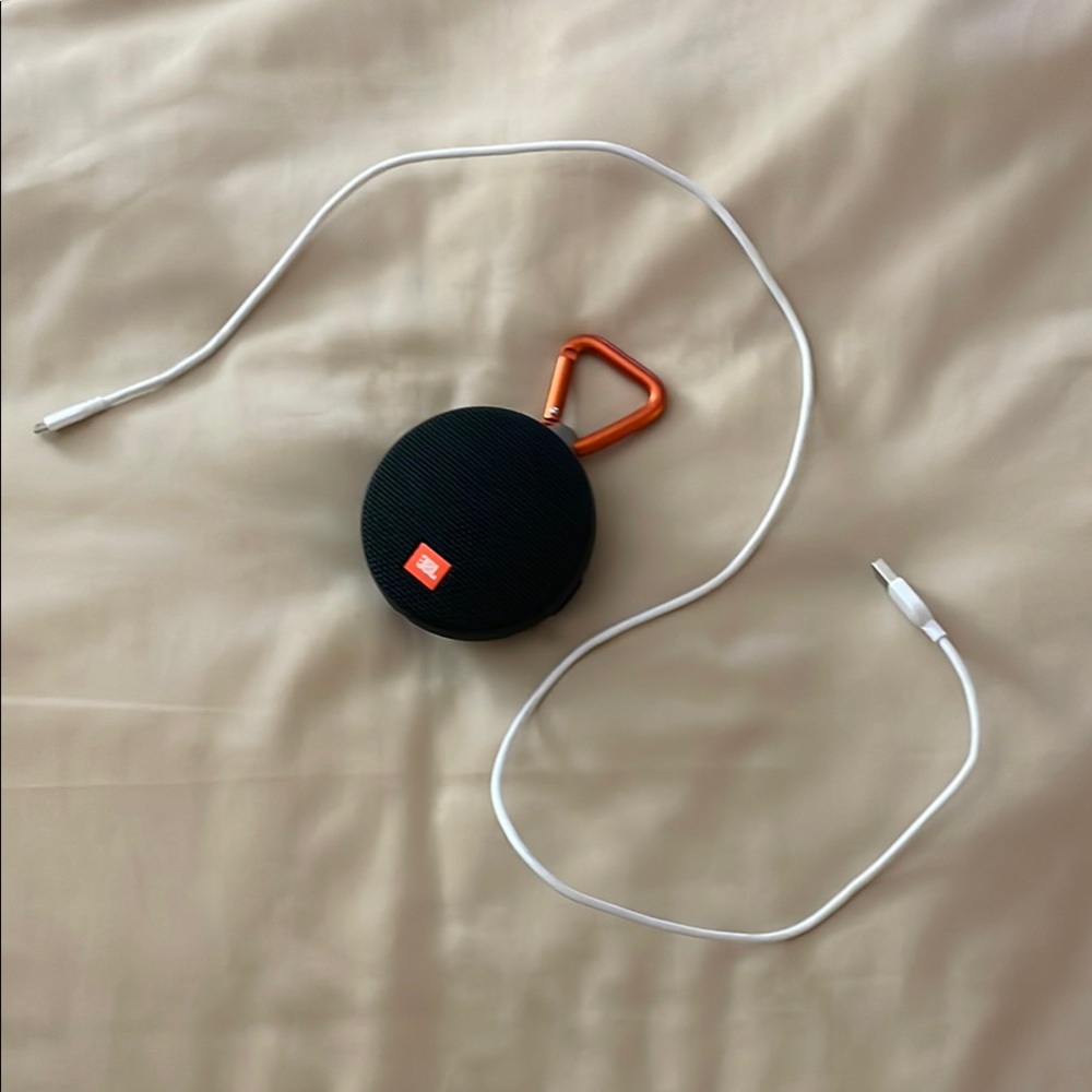 JBL Black Bluetooth Speaker clip 2